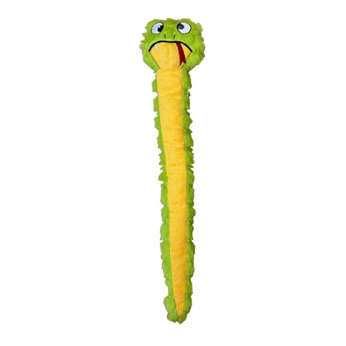 Bite Force - Langlebiges und starkes Hundespielzeug Slither The Snake mit Quietscher, Kevlar-verstärkt für aggressive Kauer für kleine, mittelgroße und große Hunde - Grün von Bite Force