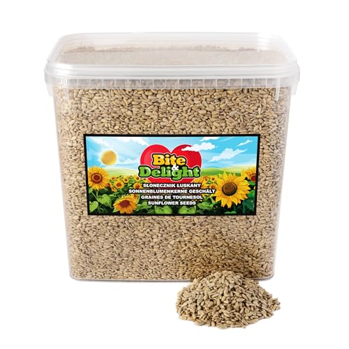 Bite & Delight 6 kg Sonnenblumenkerne Geschält Vogelfutter Wildvögel Ganzjährig Sommer Winter Vogelfutter Wildvogelfutter ohne Schale Sunflower Seeds Bite & Delight 6 kg Sonnenblumenkerne Geschält Vogelfutter Wildvögel Ganzjährig Sommer Winter Vogelfutter Wildvogelfutter ohne Schale Sunflower Seeds von Bite & Delight