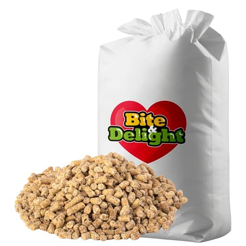 Bite & Delight Futter für Hühner - Gentechnikfreie Pellets - Körnerpick Hühnerfutter - Vollwertiges Alleinfutter für Legehennen, Wachteln und Geflügel - Legehennenfutter Non GMO - 10 kg Bite & Delight Futter für Hühner - Gentechnikfreie Pellets - Körnerpick Hühnerfutter - Vollwertiges Alleinfutter für Legehennen, Wachteln und Geflügel - Legehennenfutter Non GMO - 10 kg von Bite & Delight