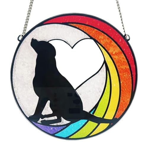 Bitong Gedenkstätte für Hunde – Engel für Hunde und Katzen, Gedenkschmuck für Haustiere, Trauer, schwarze Katze, Fensterdekoration für Zimmer, Gärten und den Innenbereich Bitong Gedenkstätte für Hunde – Engel für Hunde und Katzen, Gedenkschmuck für Haustiere, Trauer, schwarze Katze, Fensterdekoration für Zimmer, Gärten und den Innenbereich von Bitong
