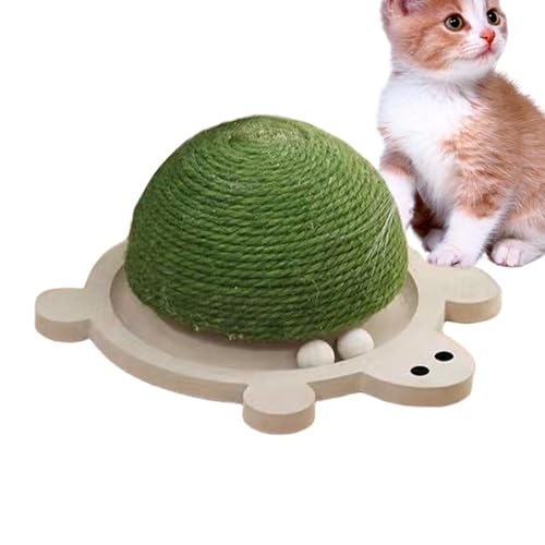 Bitong Kätzchen Kratzpad - Kleine Katze Kratzball | Verschleißfestes Sisal Kratzspielzeug mit rollenden Holzkugeln Kratzfest Bitong Kätzchen Kratzpad - Kleine Katze Kratzball | Verschleißfestes Sisal Kratzspielzeug mit rollenden Holzkugeln Kratzfest von Bitong