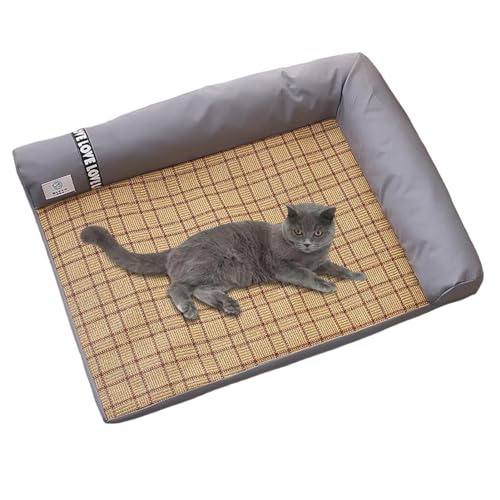 Bitong Katzenkühlkissen | Waschbare Hundebettmatte | Abnehmbare Katzenmatte, Haustier-Kühlkissen, Antihaft-Isomatte, Sommer-Kühlmatte für Zwinger, Kisten, Betten Bitong Katzenkühlkissen | Waschbare Hundebettmatte | Abnehmbare Katzenmatte, Haustier-Kühlkissen, Antihaft-Isomatte, Sommer-Kühlmatte für Zwinger, Kisten, Betten von Bitong