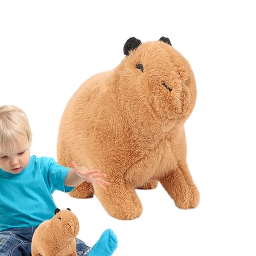 Capybara Stofftier, Capybara Spielzeug Plüsch,Orange Capybara Plüschkissen | Orangefarbenes Plüschkissen, entzückendes Capybara-Spielzeug zum Umarmen, weiche Tiere, Plüschtier für Komfort und Freude Capybara Stofftier, Capybara Spielzeug Plüsch,Orange Capybara Plüschkissen | Orangefarbenes Plüschkissen, entzückendes Capybara-Spielzeug zum Umarmen, weiche Tiere, Plüschtier für Komfort und Freude von Bitong