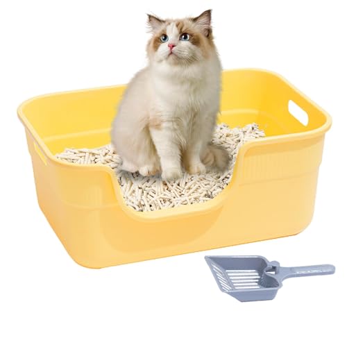 Katzentoilette, offene Oberseite, extra tiefe Katzentoilette, Anti-Verschütten, Katzentoilette, Haustierbedarf für Kaninchen, Kätzchen, Haustierbedarf Katzentoilette, offene Oberseite, extra tiefe Katzentoilette, Anti-Verschütten, Katzentoilette, Haustierbedarf für Kaninchen, Kätzchen, Haustierbedarf von Bitong