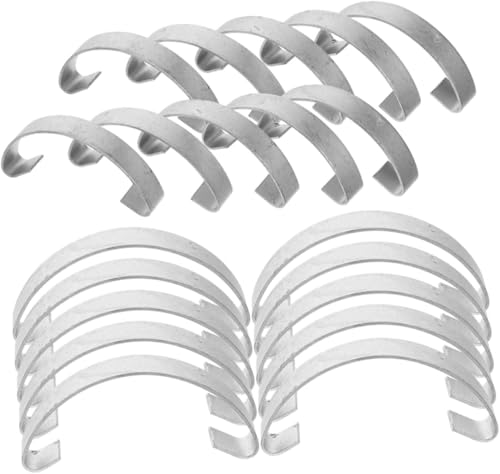 Bivwopei 30 Stück Käfig-Türhaken, Hühnerkäfig-Haken, Haustierkäfig-Türhaken, Haustierkäfig-Clips, Hühnerkäfig-Zubehör (S) von Bivwopei
