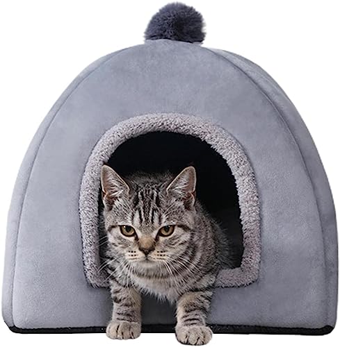 Haustierhaus, Katzenbetten, Outdoor-Katzenhaus, Unterschlupf für streunende Katzen, faltbares Katzenhaus für den Außenbereich, warme Katzenhäuser (S) von Bivwopei
