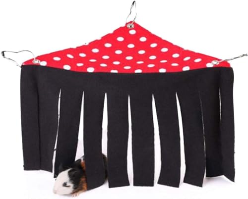 Meerschweinchen-Versteck für kleine Haustiere, Eckversteck, Eckversteck, Eck-Hängematte, Eckschutz, Eckschutz für kleine Haustiere, (A) von Bivwopei