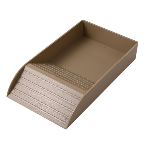 Schildkröten-Wasserschale, Schildkröten-Lebensraumbox, mit Sonnenrampe, Vivarium-Box, Reptilienlebensraum, für Schildkröten, Amphibienaquarien, Tank (S) von Bivwopei