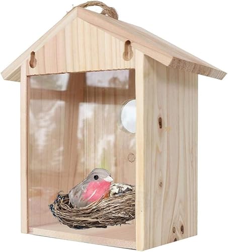 Vogel-Nistkasten, Fenster-Vogel-Nistkasten, Vogelhaus für draußen, mit Saugnapf, hängender Saugnapf, Vogelkäfig, für Wildvögel Vogel-Nistkasten, Fenster-Vogel-Nistkasten, Vogelhaus für draußen, mit Saugnapf, hängender Saugnapf, Vogelkäfig, für Wildvögel von Bivwopei
