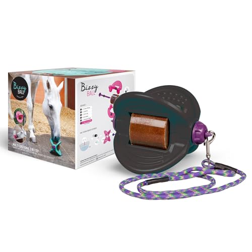 Bizzy Ball Pferd Spielzeug Schwarz | Bizzy Leckhalter Reduzieren Langeweile bei Pferden | Innovatives Design | Ätherisches Pfefferminzöl enthalten | 847g Bizzy Ball Pferd Spielzeug Schwarz | Bizzy Leckhalter Reduzieren Langeweile bei Pferden | Innovatives Design | Ätherisches Pfefferminzöl enthalten | 847g von Bizzy