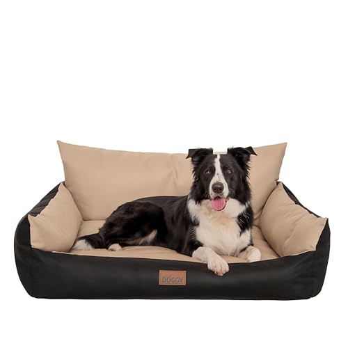 Bjird Hundebett Grosse Hunde Wasserdicht - Hundedecke Sofa, Hundebett Mittelgroße Hunde - Joker Waschbares Hundesofa mit Herausnehmbarem Kissen - Oeko-Tex Hundekissen Dog Bed 106x80 cm Beige XXL Bjird Hundebett Grosse Hunde Wasserdicht - Hundedecke Sofa, Hundebett Mittelgroße Hunde - Joker Waschbares Hundesofa mit Herausnehmbarem Kissen - Oeko-Tex Hundekissen Dog Bed 106x80 cm Beige XXL von Bjird