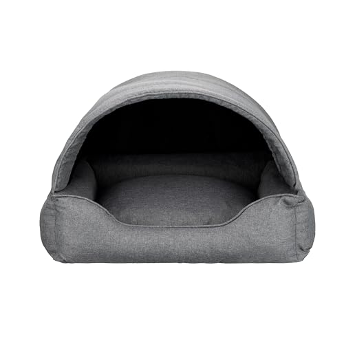 Bjird Hundebett & Hundehütte in einem - Hundehaus mit Dach für kleine und mittelgroße Hunde - Hundehöhle - Hundebox - Hundesofa - Bezug abnehmbar & waschbar - stabiles Hundekorb - 82x58 cm Bjird Hundebett & Hundehütte in einem - Hundehaus mit Dach für kleine und mittelgroße Hunde - Hundehöhle - Hundebox - Hundesofa - Bezug abnehmbar & waschbar - stabiles Hundekorb - 82x58 cm von Bjird