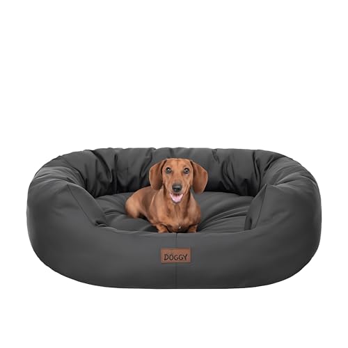 Bjird Oval Hundebett Grosse Hunde Wasserdicht - Hundedecke Sofa, Hundebett Mittelgroße Hunde - Waschbares Hundesofa - Oeko-Tex Hundekissen Dog Bed 94x75 cm Graphit XL Bjird Oval Hundebett Grosse Hunde Wasserdicht - Hundedecke Sofa, Hundebett Mittelgroße Hunde - Waschbares Hundesofa - Oeko-Tex Hundekissen Dog Bed 94x75 cm Graphit XL von Bjird