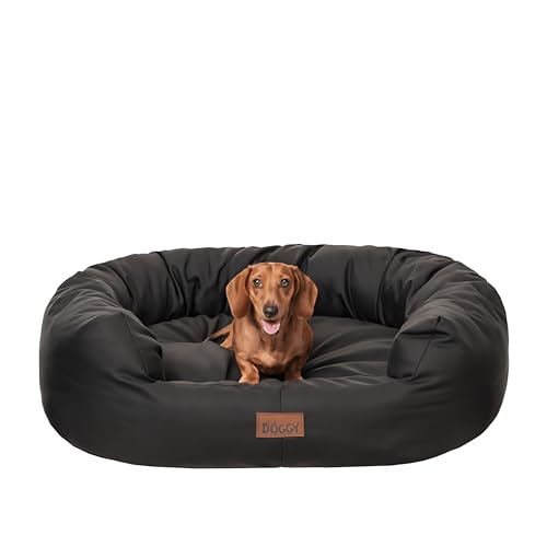 Bjird Oval Hundebett Grosse Hunde Wasserdicht - Hundedecke Sofa, Hundebett Mittelgroße Hunde - Waschbares Hundesofa - Oeko-Tex Hundekissen Dog Bed 94x75 cm Schwarz XL Bjird Oval Hundebett Grosse Hunde Wasserdicht - Hundedecke Sofa, Hundebett Mittelgroße Hunde - Waschbares Hundesofa - Oeko-Tex Hundekissen Dog Bed 94x75 cm Schwarz XL von Bjird