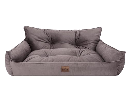 Bjird Hundebett - Hundekorb für kleine mittelgroße & große Hunde - Hundekissen - Hundesofa - EInfach zu reinigen - Joker Gesteppt - Größe: S: 64 x 49 cm - Braun Fancy Bjird Hundebett - Hundekorb für kleine mittelgroße & große Hunde - Hundekissen - Hundesofa - EInfach zu reinigen - Joker Gesteppt - Größe: S: 64 x 49 cm - Braun Fancy von Bjird