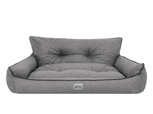 Bjird Hundebett - Hundekorb für kleine mittelgroße & große Hunde - Hundekissen - Hundesofa - EInfach zu reinigen - Joker Gesteppt - Größe: S: 64 x 49 cm - Graphit Kunstleinen Bjird Hundebett - Hundekorb für kleine mittelgroße & große Hunde - Hundekissen - Hundesofa - EInfach zu reinigen - Joker Gesteppt - Größe: S: 64 x 49 cm - Graphit Kunstleinen von Bjird