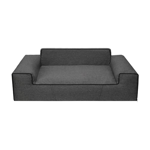 Bjird Hundebett - Hundekorb für kleine mittelgroße & große Hunde - Hundekissen - Hundesofa - Bezug abnehmbar und waschbar - Glamour New - Größe: XL: 116 x 78 cm - Schwarz Inari Bjird Hundebett - Hundekorb für kleine mittelgroße & große Hunde - Hundekissen - Hundesofa - Bezug abnehmbar und waschbar - Glamour New - Größe: XL: 116 x 78 cm - Schwarz Inari von Bjird