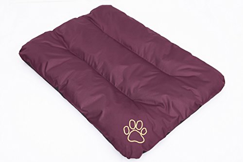 Bjird Hundematratze Hundebett für kleine mittelgroße und große Hunde - Haustierbett Hundeliegen Kissen für Hunde - Hundekissen - Eco - Größe: M - Bordeaux Bjird Hundematratze Hundebett für kleine mittelgroße und große Hunde - Haustierbett Hundeliegen Kissen für Hunde - Hundekissen - Eco - Größe: M - Bordeaux von Bjird
