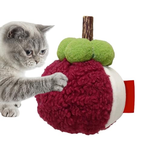 Bkljkf Catnip Plüschspielzeug, Katzenspielzeug mit Katzenminze - Obstkatze Kauspielzeug mit Katzenminze | Weichgefüllte Simulationsfrucht für Kätzchen erregen ruhige Langeweile Übung Spielen im Bkljkf Catnip Plüschspielzeug, Katzenspielzeug mit Katzenminze - Obstkatze Kauspielzeug mit Katzenminze | Weichgefüllte Simulationsfrucht für Kätzchen erregen ruhige Langeweile Übung Spielen im von Bkljkf