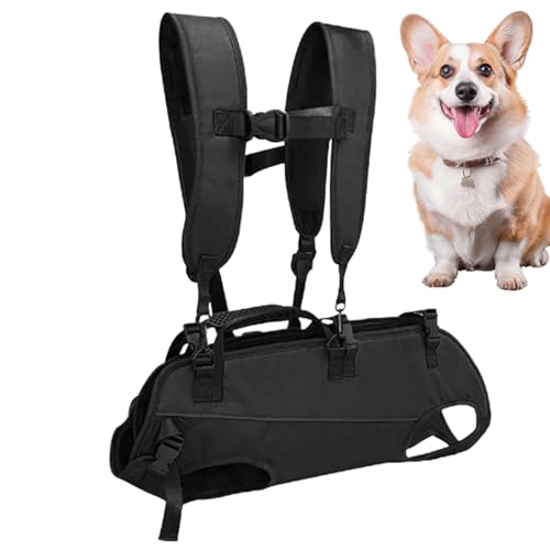 Bkljkf Hunde Liftgurt, Hunde -Wander -Rucksack | Einstellbare tragbare horizontale große Hundekabelbaum - Multifunktionale Haustierbekleidung und -zubehör für das Fahrradradfahren Dringlichkeit, von Bkljkf