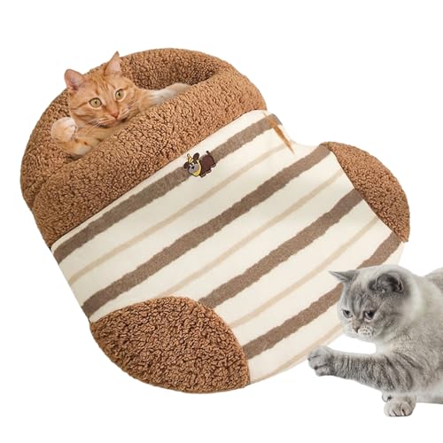 Bkljkf Hundeschlafsack | Warmes Kuscheliges Katzenbett,Eingeschlossene Kuschelhöhle Für Innen Außen Balkon Wohnzimmer Reise Büro Schlafzimmer Wohnung Boden Bkljkf Hundeschlafsack | Warmes Kuscheliges Katzenbett,Eingeschlossene Kuschelhöhle Für Innen Außen Balkon Wohnzimmer Reise Büro Schlafzimmer Wohnung Boden von Bkljkf