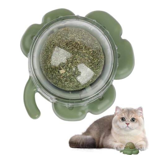 Bkljkf Katzenkugel für Katzen, Katzen Katzenminze, Rotatable Kätzchen Wandlehre Spielzeug, Haustierkatze lecken Katzenminzenkugel für Zuhause, Stuhlbeine, Böden, Wohnzimmer Bkljkf Katzenkugel für Katzen, Katzen Katzenminze, Rotatable Kätzchen Wandlehre Spielzeug, Haustierkatze lecken Katzenminzenkugel für Zuhause, Stuhlbeine, Böden, Wohnzimmer von Bkljkf