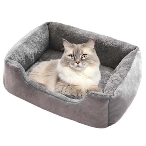 Bkljkf Kleines Hundebett - Rechteckiges Waschbares Schlafkissen Für Welpen,Kuscheliges Schlafnest Für Katzen Im Innen- Und Außenbereich Wohnzimmer Balkon Korb Bkljkf Kleines Hundebett - Rechteckiges Waschbares Schlafkissen Für Welpen,Kuscheliges Schlafnest Für Katzen Im Innen- Und Außenbereich Wohnzimmer Balkon Korb von Bkljkf