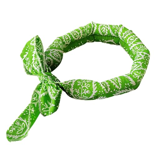 Bkljkf Kühlbandana Für Hunde - -Schal Tierhalsband - Verdunstungskühlung Für Katzen Hunde Bei Strandspaziergängen von Bkljkf