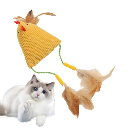Bkljkf Kuscheliges Katzenspielzeug Mit Katzenminze - Indoor Katzenspielzeug Mit Federn Gegen Langeweile - Interaktives Kätzchenspielzeug Für Zahnungstraining Und Gegen Langeweile Im Haus Bkljkf Kuscheliges Katzenspielzeug Mit Katzenminze - Indoor Katzenspielzeug Mit Federn Gegen Langeweile - Interaktives Kätzchenspielzeug Für Zahnungstraining Und Gegen Langeweile Im Haus von Bkljkf