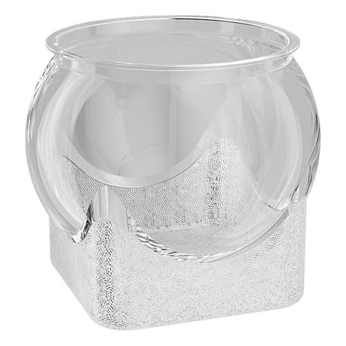 Bkljkf Runder Goldfischglas Kugelvase Klare Durchsichtige Fischschale Kunststoff Fischschale Transparente Fischzuchtbox Rundes Aquarium Für Blumen Sukkulenten Hydrokulturpflanze Fische Heimdekoration von Bkljkf
