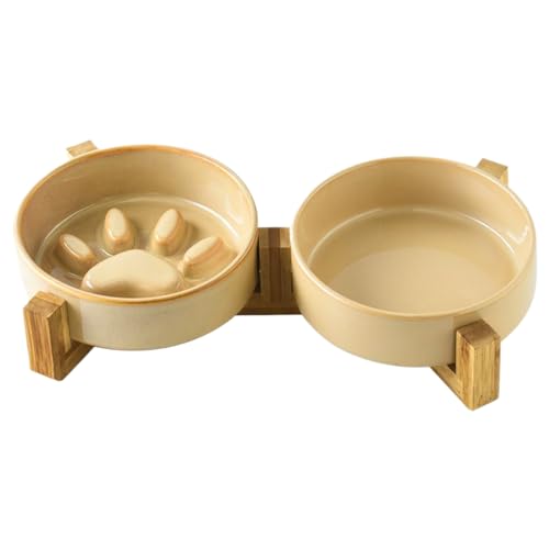 Bkljkf Slow Feeder Hundefutter Näpfe | Keramik Nicht rutschfest Niedrige Pfote Slow Feeder Hundeschüssel - Haustierzubehör für Haus Garten Indoor Outdoor Stehen Auto Camping Bkljkf Slow Feeder Hundefutter Näpfe | Keramik Nicht rutschfest Niedrige Pfote Slow Feeder Hundeschüssel - Haustierzubehör für Haus Garten Indoor Outdoor Stehen Auto Camping von Bkljkf