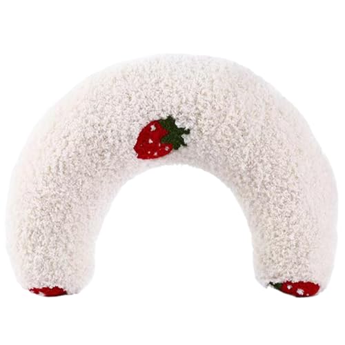 Blablablalu Hundesalmingkissen, U-förmiges Erdbeer-Musterkissen für Katze, 9, 5 x 8 Zoll Baumwollgefüllte Polyester-PEOLPETTE FÜR BESSERNEHEN Blablablalu Hundesalmingkissen, U-förmiges Erdbeer-Musterkissen für Katze, 9, 5 x 8 Zoll Baumwollgefüllte Polyester-PEOLPETTE FÜR BESSERNEHEN von Blablablalu