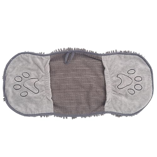 Blablablalu Hundetuch 14x31.5Soft ＆ Super saugfähiger Chenille Waschbarer Mikrofaser -Hundetuchtuch für kleine mittelgroßen großen Petsdogs von Blablablalu