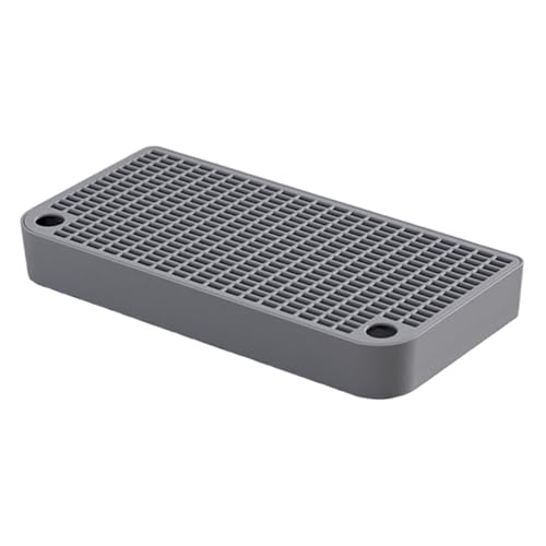 Blablablalu Katzentoilette Schritt, 12.6x6.3x1.6 Nicht -Slip -Plastik -Katzentoilette Rampe, Waschkätzchen Toilettenpedalhocker für Zuhause, Wohnzimmerlitterschritt von Blablablalu