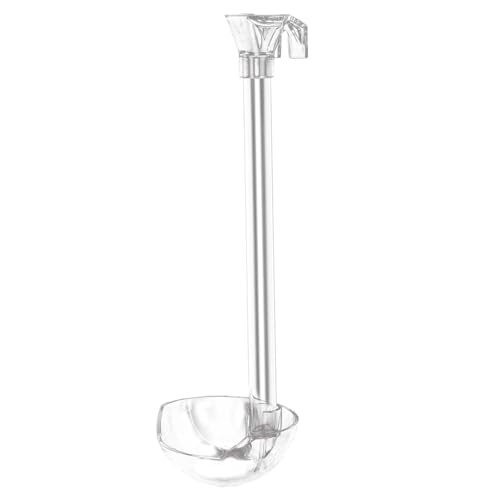 Fischzufuhrrohr, hohe klare Plastik-Aquarium-Fütterungsrohr, 4x15 Zoll L-förmiger praktischer Fischtank für Tankaquarium-Garnelen von Blablablalu