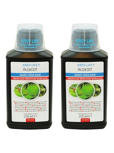 Easy Life Alg Exit 2er Set – 250 ml Lösung für klares Aquariumwasser, hochwirksame Wasserpflege, einfache Anwendung, gegen grüne Trübung im Aquarium Easy Life Alg Exit 2er Set – 250 ml Lösung für klares Aquariumwasser, hochwirksame Wasserpflege, einfache Anwendung, gegen grüne Trübung im Aquarium von Blackcup