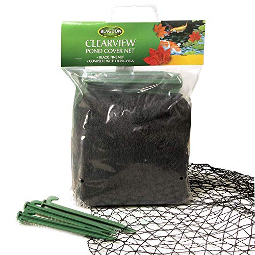 Blagdon 1022408 Clearview - Teichabdecknetz, schützen Sie Ihren Teich vor Vögeln, Katzen und anderen Raubtieren. Starkes Doppelgeflecht, 6 x 3 Meter von Blagdon