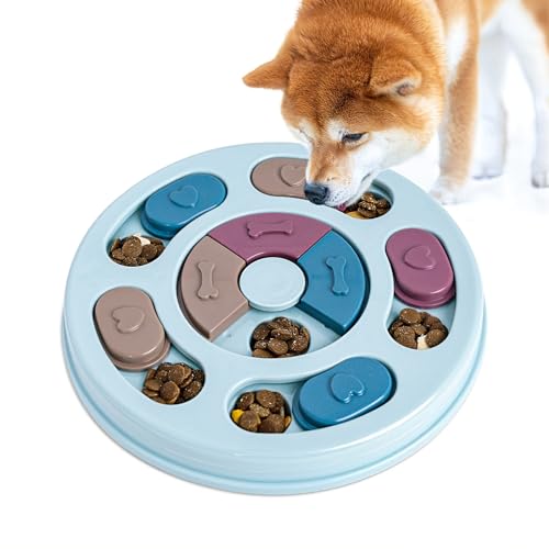 Blanlody Hundespielzeug Intelligenz， Intelligenzspielzeug für Hunde mit Quietschend Interaktives Hundespielzeug mit Beschäftigung， Futterspielzeug Hund für Kleine, Mittlere, Große Hunde und Katzen von Blanlody