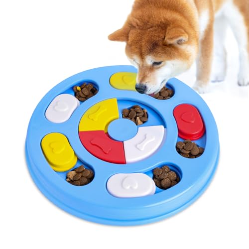 Blanlody Hundespielzeug Intelligenz， Intelligenzspielzeug für Hunde mit Quietschend Interaktives Hundespielzeug mit Beschäftigung， Futterspielzeug Hund für Kleine, Mittlere, Große Hunde und Katzen von Blanlody
