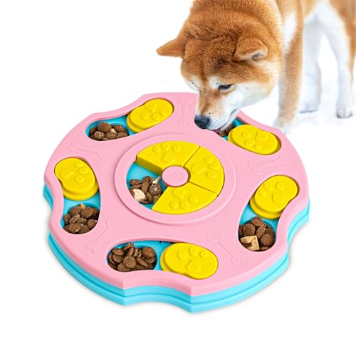 Blanlody Hundespielzeug Intelligenz， Intelligenzspielzeug für Hunde mit Quietschend Interaktives Hundespielzeug mit Beschäftigung， Futterspielzeug Hund für Kleine, Mittlere, Große Hunde und Katzen von Blanlody