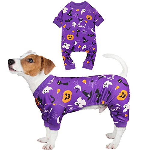 Halloween-Pyjama für kleine Hunde und Welpen, dehnbar, lustige Hundekostüme und Pyjama, Katzengröße (S) enthalten von Blaoicni