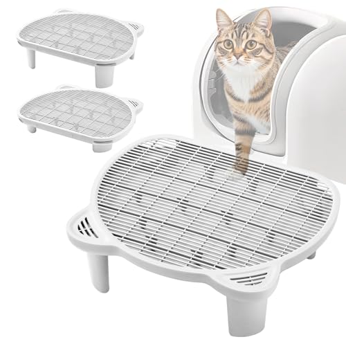 Katzentoilette Auffangstufe für Katzentoilette, Katzentoilette Hocker für Automatische Katzentoilette Selbstreinigend, Streu Auffangtreppe für Streu Roboter, Streu Auffangrampe für alte geriatrische Katzentoilette Auffangstufe für Katzentoilette, Katzentoilette Hocker für Automatische Katzentoilette Selbstreinigend, Streu Auffangtreppe für Streu Roboter, Streu Auffangrampe für alte geriatrische von Blata