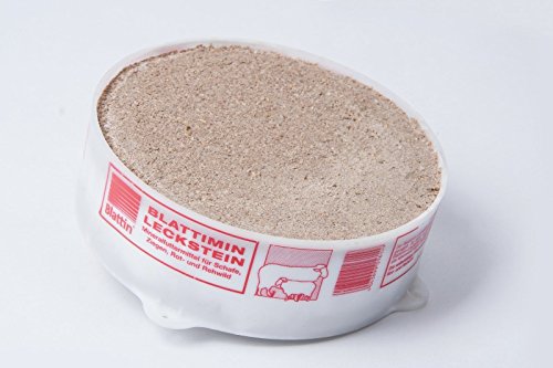 Blattimin Leckstein Leckschale Mineralstoff Schafe Ziegen und Wild 2 kg 1-10 Stück (1 Stück GP 4,47€/kg) von Blattimin
