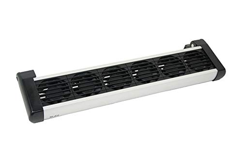 BLAU Aquaristic BA-7776206 Aquaventilator 6fach - Aquarienventilator, Aquarienkühler für Fisch, 2.4E+2 Liter, Modern, Innenbereich, Kunststoff, Rechteckig, Aquarium von Blau Aquaristic