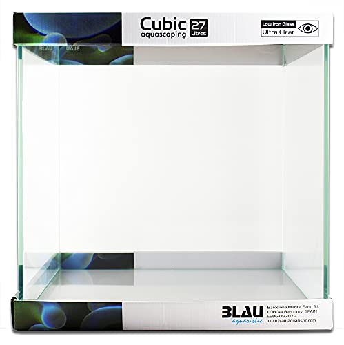 Blau Aquaristic Cubic Aquascaping 27, transparent von Blau Aquaristic