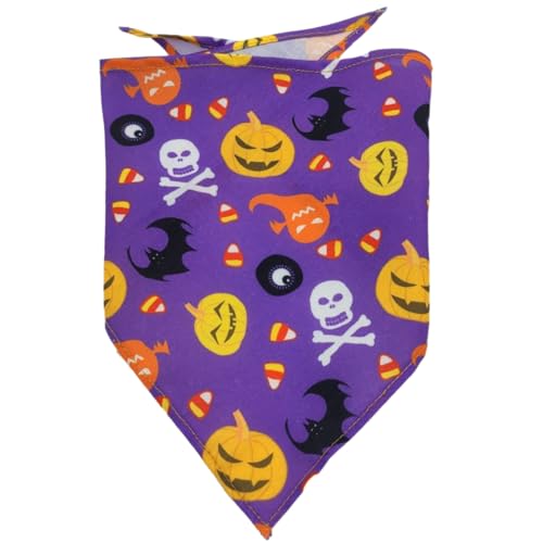 2 Stück Hunde Bandana,Farbe Hund Kopftücher,Halsdreiecke,PET Dog Bandana,Halloween Hundehalstuch,Dreieckstuch,Hundehalstücher,für Kleine Mittel Große Hunde und Katzen,Farbe11,L,65x43x43cm 2 Stück Hunde Bandana,Farbe Hund Kopftücher,Halsdreiecke,PET Dog Bandana,Halloween Hundehalstuch,Dreieckstuch,Hundehalstücher,für Kleine Mittel Große Hunde und Katzen,Farbe11,L,65x43x43cm von Blausky