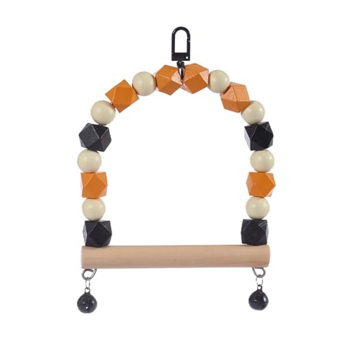2 Stück Vogelschaukel für Haustiere,Schaukel aus Metall und Holz für Vögel,Farbe Holzschaukelspielzeug,Vogelspielzeug,Stehsitzstange mit Glocke,für Sittiche Kanarienvögel,13 x 18 cm,Schwarz 2 Stück Vogelschaukel für Haustiere,Schaukel aus Metall und Holz für Vögel,Farbe Holzschaukelspielzeug,Vogelspielzeug,Stehsitzstange mit Glocke,für Sittiche Kanarienvögel,13 x 18 cm,Schwarz von Blausky
