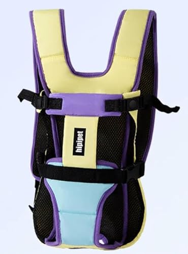Haustier-Brusttasche, Katzen- und Hunderucksack, Outdoor-Tragetasche für kleine und mittelgroße Hunde, Größen SML (Yellow,S) von BlazeNex