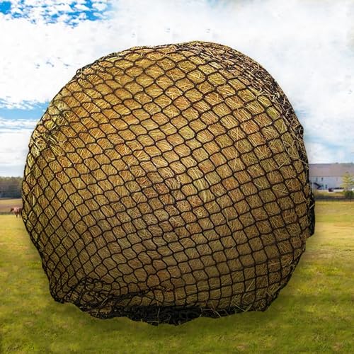 BlissKiss (1,2 x 1,5 m rundes Ballen-Heunetz, langlebig, langsame Fütterungslösung für Pferde, Rinder und Alpakas, reduziert Abfall und verbessert die Verdauung BlissKiss (1,2 x 1,5 m rundes Ballen-Heunetz, langlebig, langsame Fütterungslösung für Pferde, Rinder und Alpakas, reduziert Abfall und verbessert die Verdauung von BlissKiss