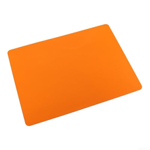 Funktionelles Silikon-Tischset für Haustiere und Babys, rutschfest, wasserdicht, Orange von BlissfulAbode